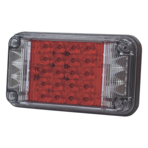 Luz de Advertencia LED / 66 LEDs / 7x4 Pulgadas / 12 VCC / 10 Patrones de Destello / Montaje Permanente