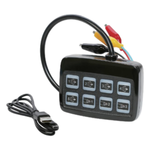 Programador de Luces Auxiliares / Programación Simultánea Múltiple / 12-24 VDC / Panel Portátil / -20°C a 50°C