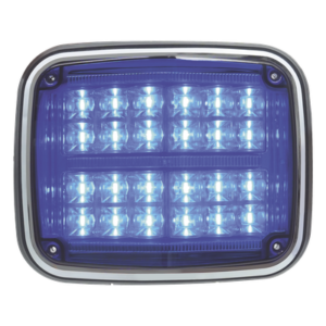 Luz de Advertencia LED / 24 LEDs / 11 Patrones Programables / IP67 / 12-30 VCC / 24 W / Policarbonato