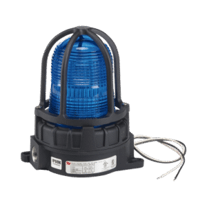 Luz de advertencia LED / Ubicaciones peligrosas / Montaje superficie / 120-240Vca / IP66 / Azul