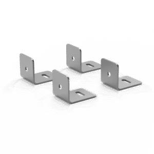 Bracket para Barra de Estribo / Policía Interceptor / Acabado Antirreflectante / Kit de Instalación
