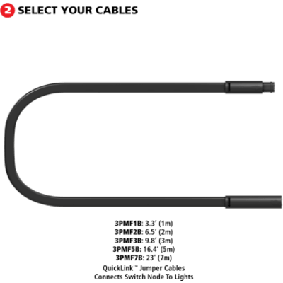 Cable de Puente Vehicular / 5 m (16.4 ft) / QuickLink / Plug-and-Play / Resistente al Agua / Uso Pesado