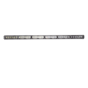 Barra de Luz de Advertencia / 6 Módulos / 24 LED Gen III / 30 Pulgadas (762 mm) / Roja / 10-30 VDC / 18 Patrones de Destello