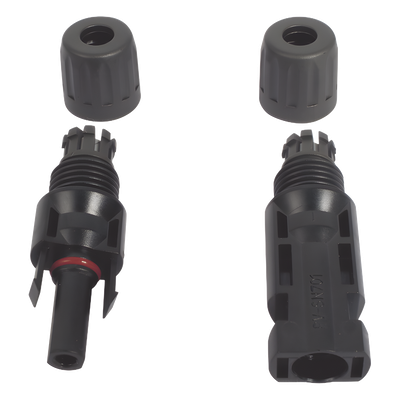 Conector MC4 para Fotovoltaica / 1500 VCC / 30 A - 40 A / IP67 / -40 a 85 °C / Resistente a UV