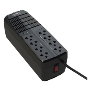 Regulador de Voltaje AVR / 2000 VA / 1000 W / 8 Contactos / Protección RJ11 / Rango 95-148 VCA