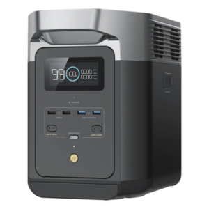 Estación de Energía Portátil / 2048 Wh / 6 Salidas CA 2400 W (Max. 3400 W) / 2 USB-C 100 W / Carga Rápida X-Stream 1800 W / Wi-Fi y Bluetooth / Expansible hasta 6 kWh