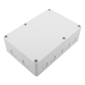 Gabinete Plástico para Exterior / IP65 / 180 x 125 x 57 mm / 16 Entradas de Cableado / -20 a 60 °C / ABS