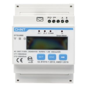 Medidor de Energía Inteligente / Monitoreo con TC Externos 100 A / Inyección Cero / Integración Cloud / Compatible con Microinversores