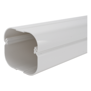 Kit de Canaletas para Aire Acondicionado / 11 Piezas / PVC Rígido / Interior y Exterior / 1 m (3.28 ft) de Longitud / -20°C a 75°C