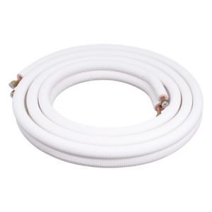 Kit de Tubería para Minisplit / Líneas 1/4" y 5/8" / Capacidad 2 a 3 Toneladas / Longitud 4 m (13.1 ft) / Aluminio con Puntas de Cobre