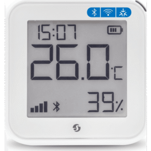 Sensor Ambiental IoT / Monitoreo de Temperatura y Humedad / Wi-Fi 802.11 b/g/n / Bluetooth 4.2 / Alimentación Dual Batería o USB-C