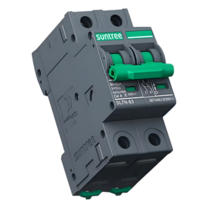 Interruptor Termomagnético 2P / 25 A / 800 Vcc / Curva C / 6 kA / Riel DIN