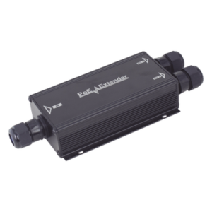 Extensor PoE Gigabit / Alcance 200 m (656.2 ft) / IP66 / 60 W Total / 2 Puertos de Salida PoE / Sin Fuente Adicional