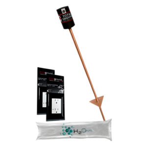 Kit de Aterrizaje Residencial / 2 Contactos Duplex / 15 A / Filtro LCR 12.5 cm / Altura 97 cm (3.2 ft)
