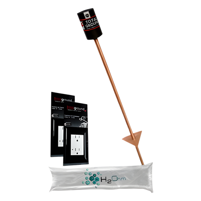 Kit de Aterrizaje Residencial / 2 Contactos Duplex / 15 A / Filtro LCR 12.5 cm / Altura 97 cm (3.2 ft)
