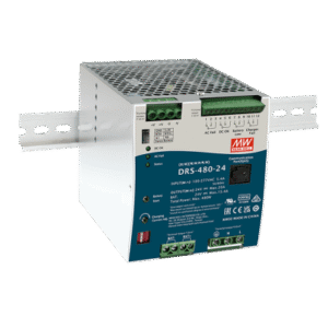 Fuente de Poder Industrial / 480W / Salida 24Vcc 20A / Cargador de Baterías Integrado / Riel DIN / Entrada Universal 90-305Vca