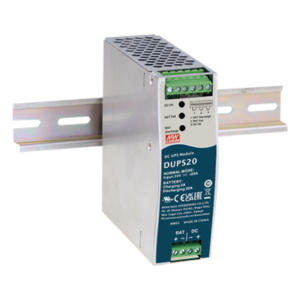 Módulo DC-UPS / 24VCD 20A / Riel DIN / Baterías 4 a 135 Ah / -30°C a +70°C / 2000 m (6561.7 ft)
