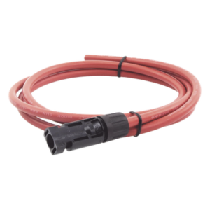 Cable Fotovoltaico / 1.5 m (4.9 ft) / Calibre 10 AWG / Terminal MC4-M / Rojo