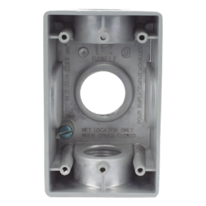 Caja Condulet / 1" (25.4 mm) / Tres Bocas / Aluminio Diecast / A Prueba de Intemperie / NPT / Volumen 246 cm³