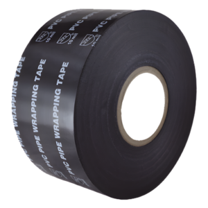 Cinta Wrap PVC / Premium / 4.8 cm × 10 m (32.8 ft) / Impermeable / Acabado Mate / Negro