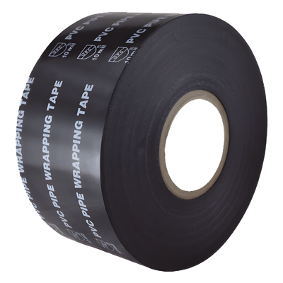 Cinta Wrap PVC / Premium / 4.8 cm × 10 m (32.8 ft) / Impermeable / Acabado Mate / Negro