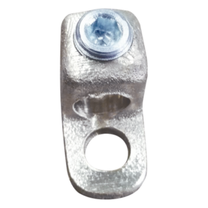 Conector Bornes a Cable / Bronce 100% / Borne 3/8 in / Cable 4-2/0 AWG / Sin Soldadura Exotérmica / 0.66x1.31x0.66 ft