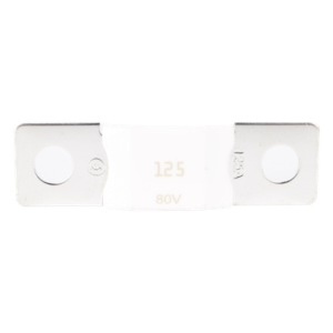Fusible Mega / 125A / 80V / 110mV Caída de Tensión / Paquete de 5 Unidades