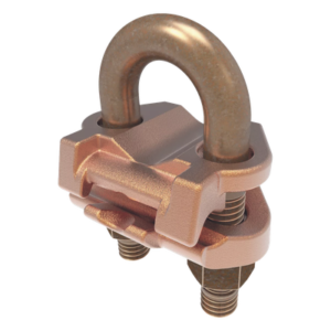 Conector Mecánico para Cable / Calibre 4 a 2/0 AWG / Paralelo o 90° / Tubo 3/8" o Varilla 5/8" - 3/4" / UL467