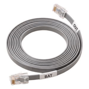 Cable de Comunicación RJ45-RJ45 / 150V DC / Conectores Blindados / 1 m (3.3 ft) / Industrial