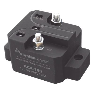Aislador de Baterías para Vehículos / Detección Automática 12/24 Vcc / 160 A Continuos / 480 A Pico / Control por Microprocesador