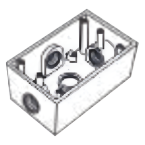 Caja Condulet FS / 4 Bocas NPT 25.4 mm (1") / Aluminio Diecast / Volumen 234.5 cm³ / IP66 con Tapa y Empaque / UL 514A y 514B