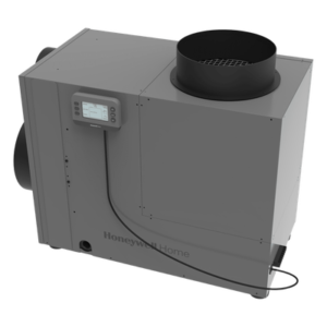 Deshumidificador de Casa Completa / 90 Pints por Día / Ventilación Integrada / Salida Tri-Direccional / Filtro MERV 8 / Sensores de Fuga