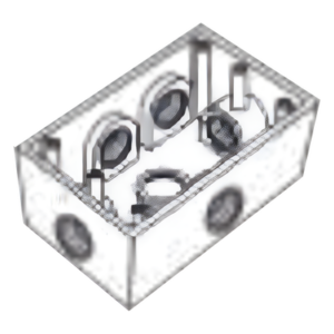 Caja Condulet / 6 Bocas / 1/2" (12.7 mm) / Aluminio Diecast / NPT / Intemperie
