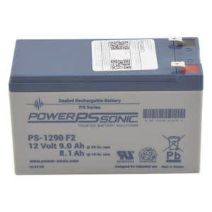 Batería de Respaldo AGM/VRLA / 12V / 9.0 Ah @20hr / Terminales F2 / Vida Útil 5 Años / Caja ABS Resistente a Impactos