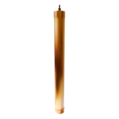 Electrodo Químico de Puesta a Tierra / Tubo Cobre Electrolítico 1" / Longitud 1.5 m (4.9 ft) / Super Absorbente Interno / Borne ½"
