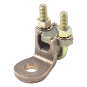 Conector Bimetálico Mecánico / Borne 1/2" a Cable / Rango 1/0 AWG a 250 KCMIL / Bronce Estañado / Antivandálico