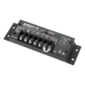 Controlador Solar para Iluminación / 20 A / 12 Vcc / 10 Opciones de Iluminación / Detección Automática Día/Noche / Regulación 14.1 V