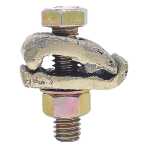 Conector Cable a Superficie Plana / Bronce 100% / Calibre 4-2/0 AWG / Sin Soldadura Exotérmica / 2.5x3.5 cm (1x1.4 in)