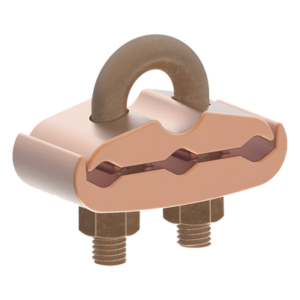 Conector Mecánico / 3 Cables Cobre 2/0 AWG - 250 KCMIL / Varilla 5/8" - 3/4" / Torque 480 lbf·in / UL467