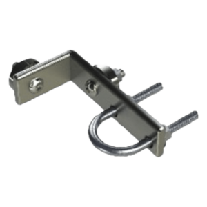 Conector para Piso Falso / Sección Cilíndrica / Solera Cobre Estañado 1 x 1/4 pulgadas / Tornillería Acero Inoxidable / Reutilizable / Resistente Intemperie