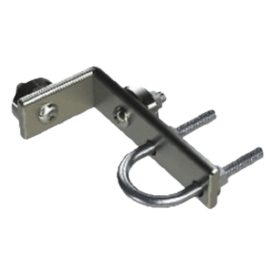 Conector para Piso Falso / Sección Cilíndrica / Solera Cobre Estañado 1 x 1/4 pulgadas / Tornillería Acero Inoxidable / Reutilizable / Resistente Intemperie