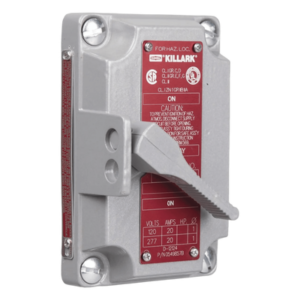Tapa para Interruptor / 2 Polos / 20 A / 120/277 V CA / Aluminio / NEMA 3,7,9