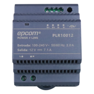 Fuente de alimentación / 12 Vcc / 7.1 A / 85.2 W / Entrada universal 100-240 Vca / -30°C a 70°C / 3.71 x 2.76 x 2.30 pulgadas