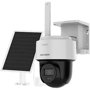 Kit Solar IP All in One / AOV / 4 Megapixel / Lente 2.8 mm / Panel Solar 8W + Batería Litio 9000 mAh / SIM 4G Integrada / Audio Bidireccional / Dual Light / IP66 / 0.68 ft x 0.43 ft x 0.93 ft