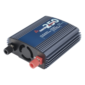 Inversor de Corriente CD-CA / 250 W / Entrada 12 Vcc / Salida 115 Vca 60 Hz / Onda Sinusoidal Modificada / 0.82 ft Cable Encendedor