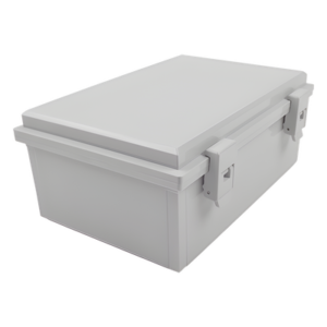 Gabinete Plástico para Exterior / IP65 / 170 x 251 x 101 mm / Cierre por Broche / Montaje en Pared / -20 a 60°C