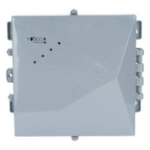 Energizador Perimetral / 12,000 V / 1 J / 2,500 m (8,202 ft) Lineales / Control Remoto con Pánico / Respaldo Batería 3 Días / Alimentación Solar Opcional