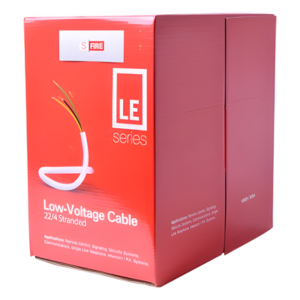 Cable para Alarma / 4 Conductores / 22 AWG / CCA / Bobina 305 m (1000 ft) / PVC Retardante a la Flama / Blanco