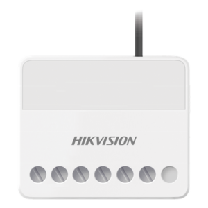 Relevador Inalámbrico / 1 Entrada Alarma 24 h / 1 Salida 0-36 Vcc 5 A / 433 MHz Bidireccional / AES-128 / LED de Estado