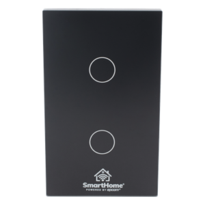 Interruptor Inteligente Wi-Fi / Control de 2 Circuitos / 800 W por Canal / 100-250 V / Wi-Fi 2.4 GHz / Compatible con Asistentes de Voz